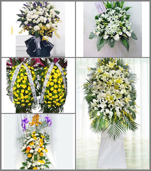 广东广州市番禺区市桥街道侨基社区白事花篮预定